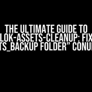 The Ultimate Guide to storyblok-assets-cleanup: Fixing the “Assets_Backup Folder” Conundrum