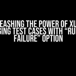 Unleashing the Power of xUnit: Debugging Test Cases with “Run Until Failure” Option